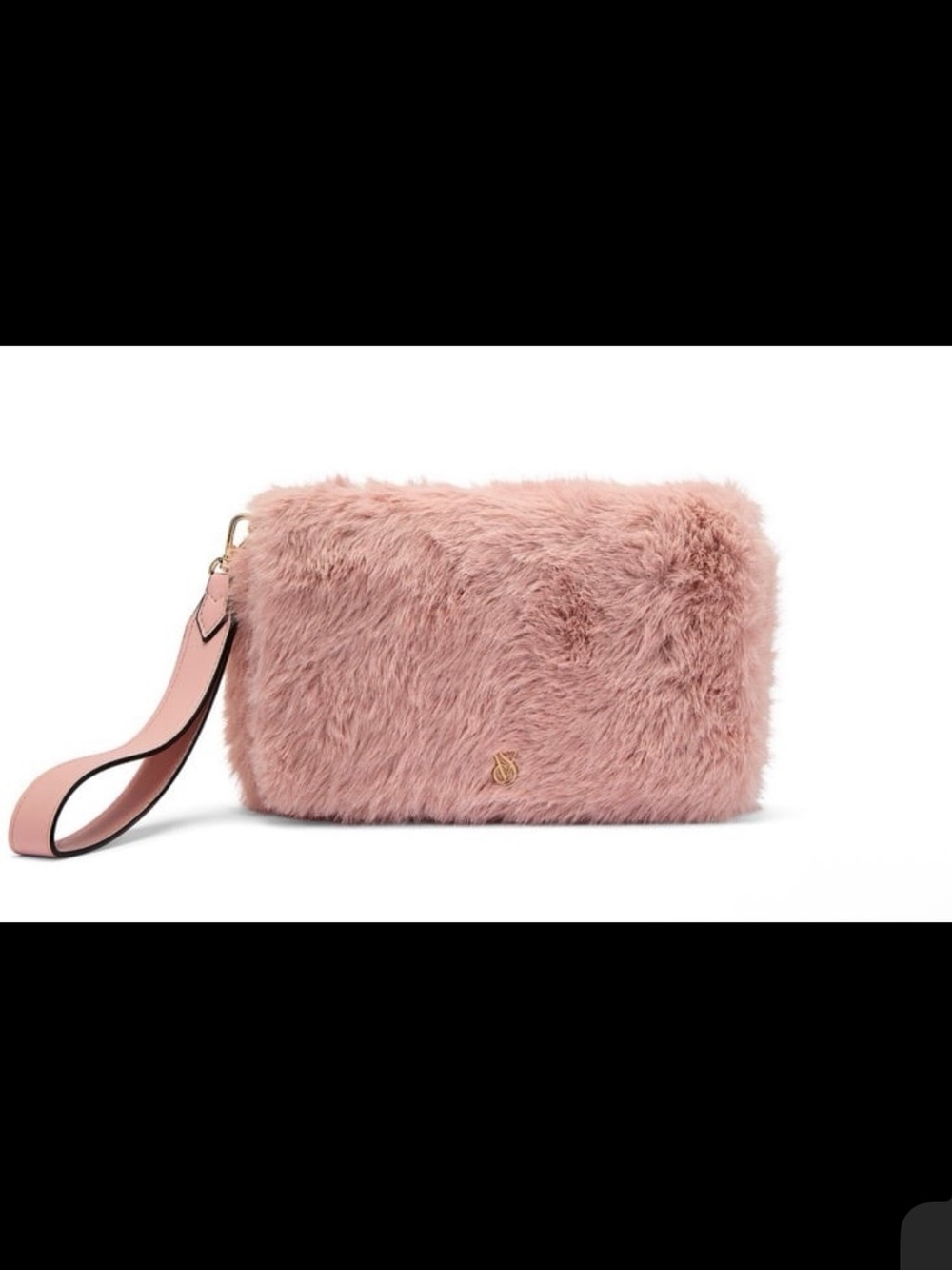 Victoria’s Secret pink fluffy phone wristlet BRAND NEW SEALED!
